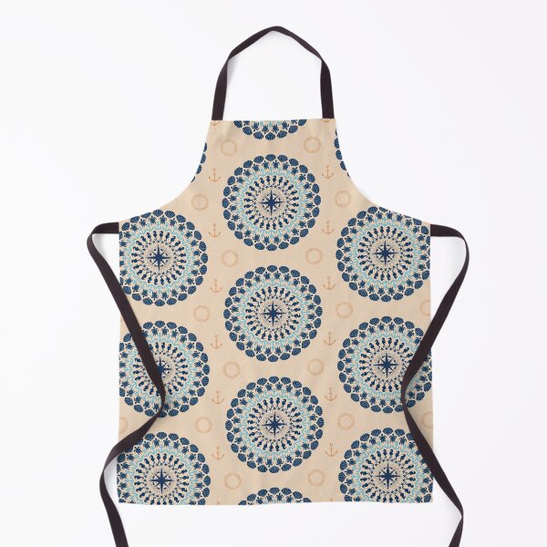 Item preview, Nautical Nomad Mandala - Anchor & Rope designed and sold by Marla-und-Bob.