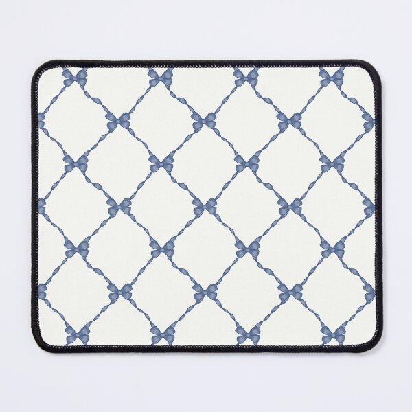 Item preview, Blue Bow Lattice Pattern designed and sold by MoonwillowArt.