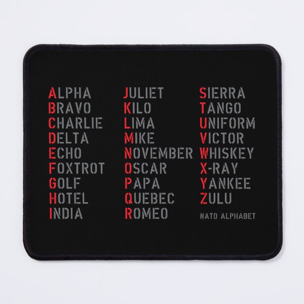 Item preview, NATO Phonetic Alphabet designed and sold by The Common Tee.