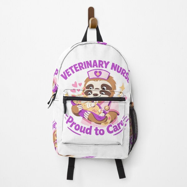 Item preview, Veterinary Nurse Proud to Care Cute Sloth Vet Tech Animal Lover Design designed and sold by ClinicalHubs.