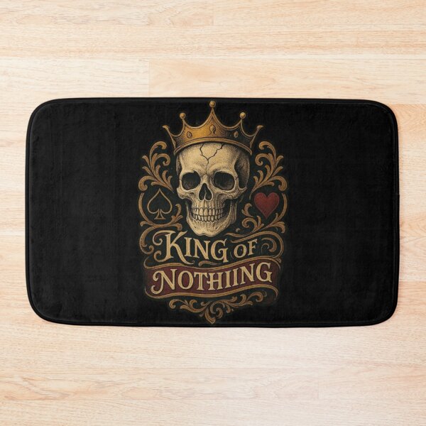 Item preview, King Of Nothing playing card Skulls – Skull Design, Skull Illustration, Skull Art, Skeleton, Gothic Skull, Tattoo Style, Dark Art, Anatomy Skull, Graphic Skull designed and sold by Typologystudios.