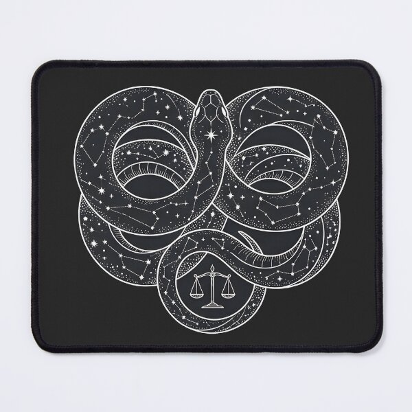 Item preview, Celestial Equinox Serpent Infinity Moon Phase Tattoo designed and sold by WalterAdd.