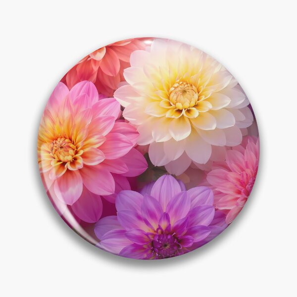 Item preview, Vibrant Dahlias Blooming designed and sold by cuprum.