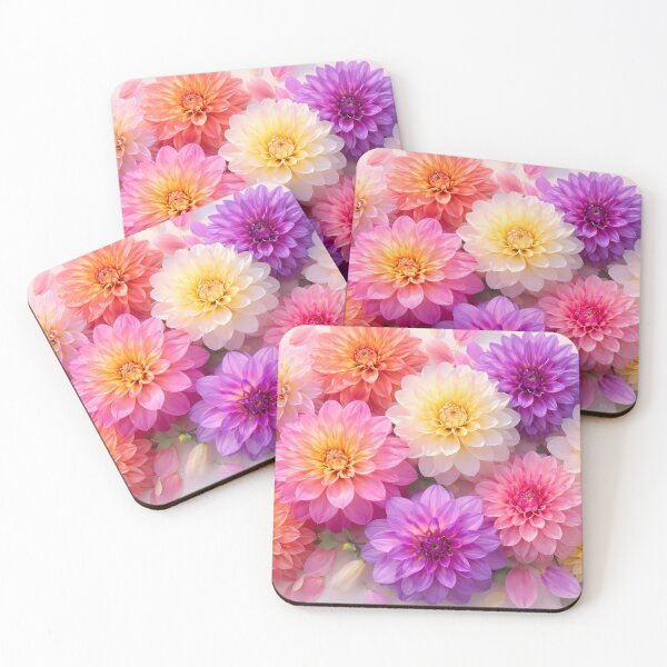 Item preview, Vibrant Dahlias Blooming designed and sold by cuprum.