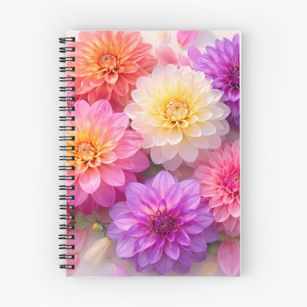 Item preview, Vibrant Dahlias Blooming designed and sold by cuprum.