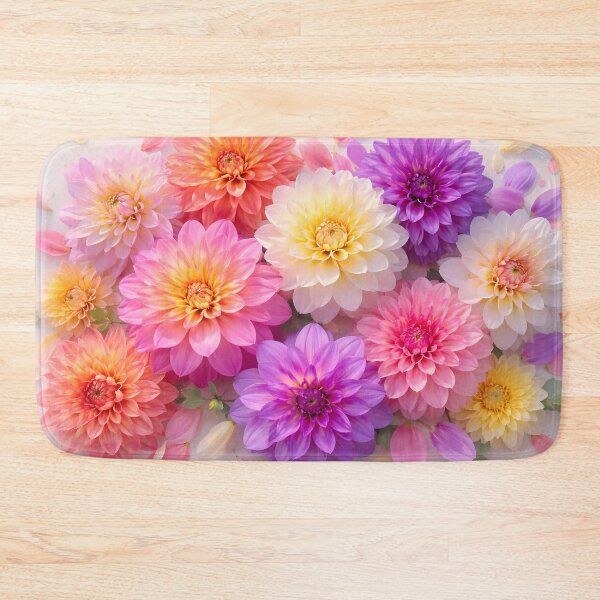 Item preview, Vibrant Dahlias Blooming designed and sold by cuprum.