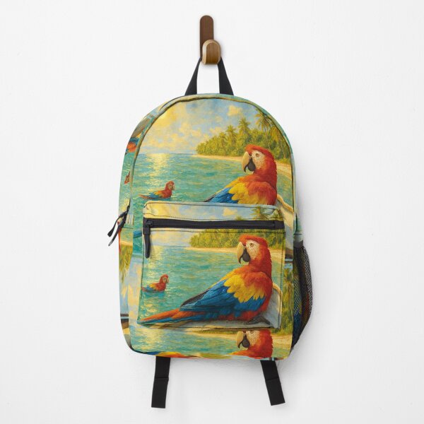 Item preview, Macaws in a Boat Under the Tropical Sun designed and sold by the artedivino.