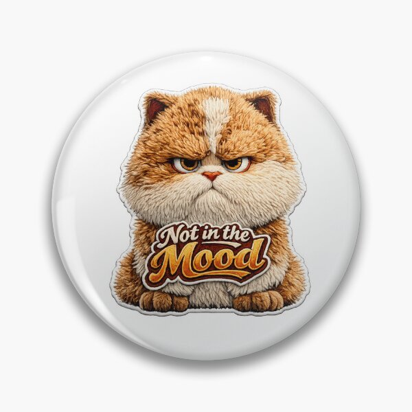 Artikelvorschau, Flauschige Grumpy Katze Nicht In Stimmung entworfen und verkauft von Mastermind-Art.