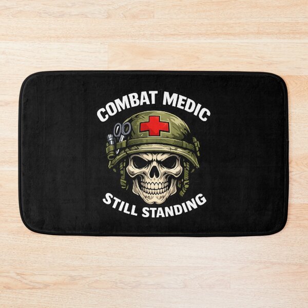 Item preview, Combat Medic Still Standing Military Medic Skull Tactical Healthcare Veteran Design designed and sold by ClinicalHubs.