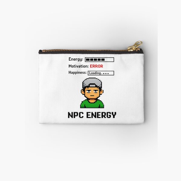 Item preview, NPC Energy – Funny Gamer Meme, Low Motivation, Relatable Burnout Humor designed and sold by HubCreates.