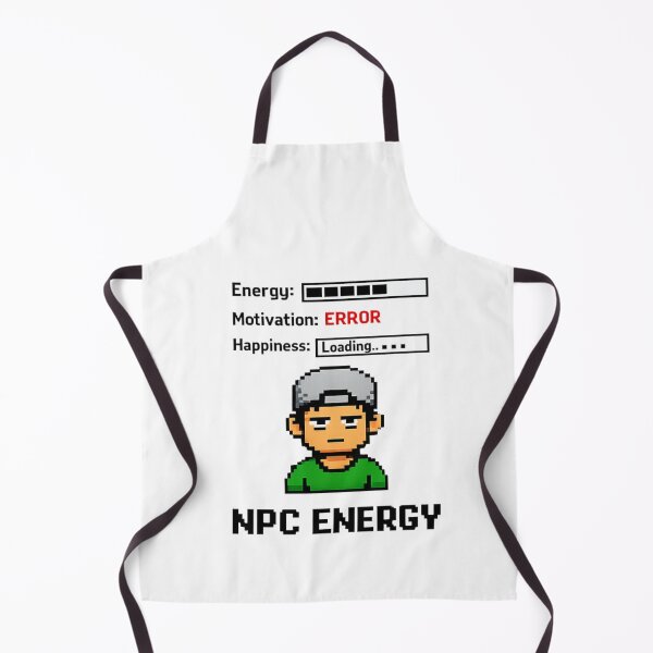 Item preview, NPC Energy – Funny Gamer Meme, Low Motivation, Relatable Burnout Humor designed and sold by HubCreates.