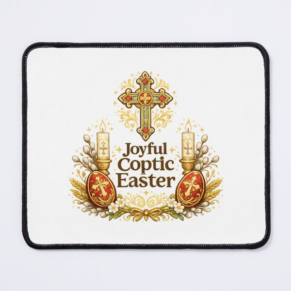 Item preview, Joyful Coptic Easter Cross and Red Egg Design designed and sold by StyleLap.