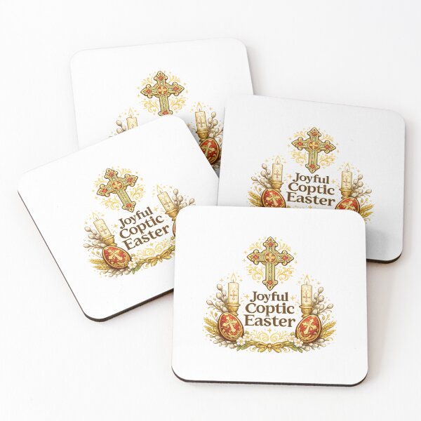 Item preview, Joyful Coptic Easter Cross and Red Egg Design designed and sold by StyleLap.