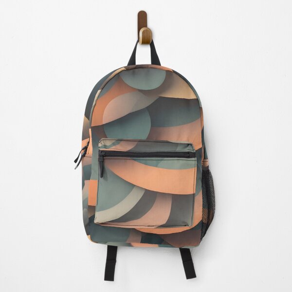 Item preview, Vintage Organic Layered Circle Abstract Retro Fashion Print designed and sold by NK-Studios .