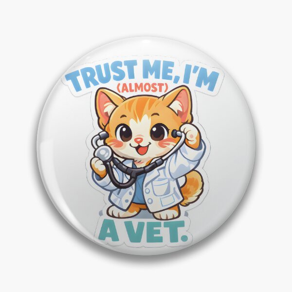 Item preview, Trust Me I'm (Almost) A Vet Cute Cat – Funny Veterinary Student Gift designed and sold by Bettybee00.