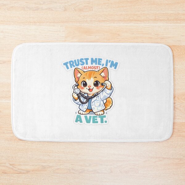 Item preview, Trust Me I'm (Almost) A Vet Cute Cat – Funny Veterinary Student Gift designed and sold by Bettybee00.