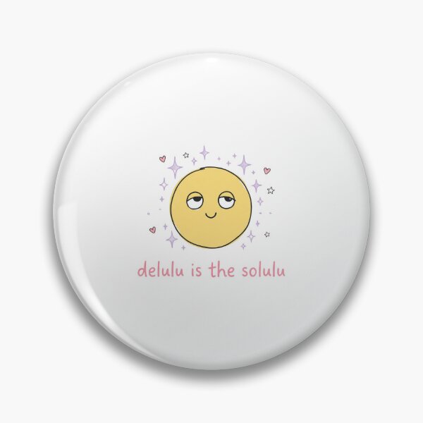 Item preview, Delulu Is The Solulu - Cute Pastel Dreamy Smiley Face Gen Z Meme designed and sold by Arts Paradise.