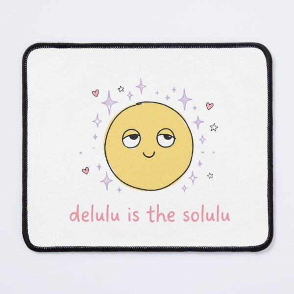 Item preview, Delulu Is The Solulu - Cute Pastel Dreamy Smiley Face Gen Z Meme designed and sold by Arts Paradise.