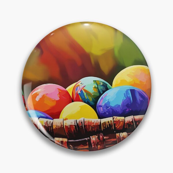 Item preview, Basket of Easter Eggs designed and sold by tomorrowsart.