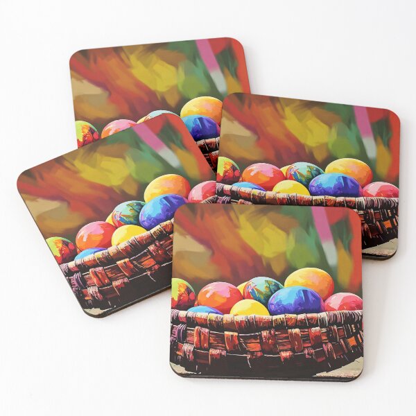 Item preview, Basket of Easter Eggs designed and sold by tomorrowsart.
