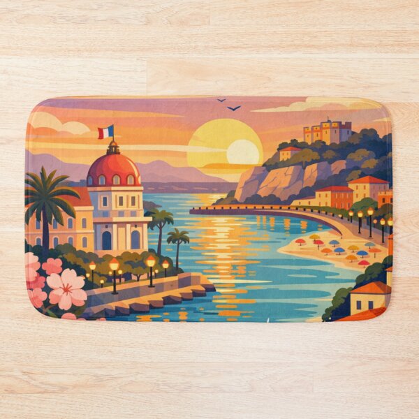 Item preview, nice france travel poster designed and sold by MatthewHeights.