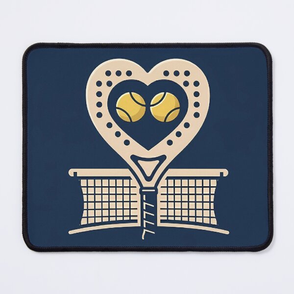 Item preview, Padel Love Heart - Vintage Navy & Beige Design designed and sold by ticzla95.
