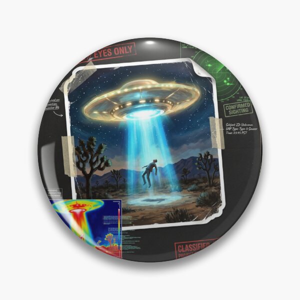 Item preview, Classified UFO Abduction File – Project Blue Book UAP Incident Report Design designed and sold by PLUSHIWORLDtm.