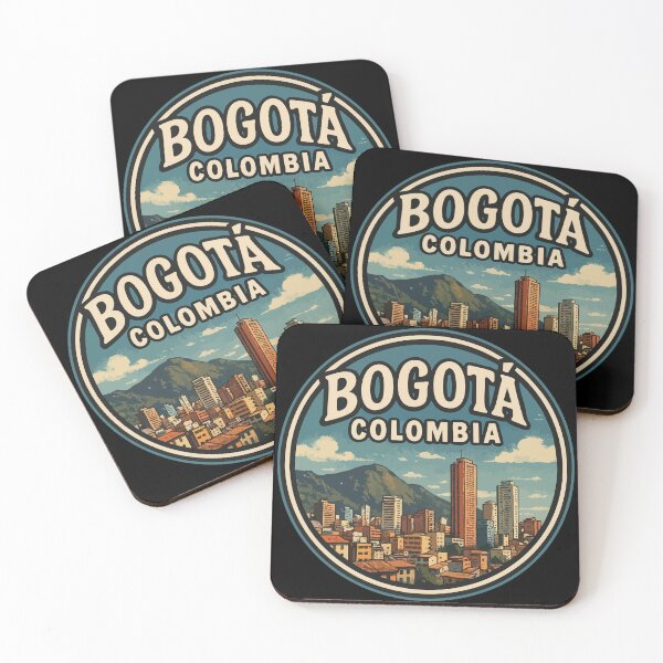 Item preview, Bogotá Colombia Retro Travel designed and sold by TomFrontierArt.