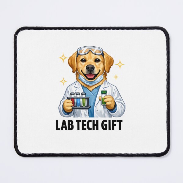 Item preview, Lab Tech Gift Cute Scientist Dog Medical Laboratory Technician Funny Science Design designed and sold by ClinicalHubs.