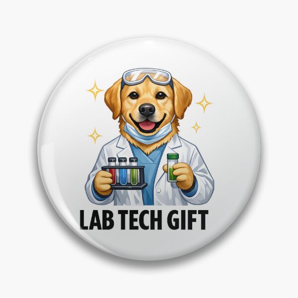 Item preview, Lab Tech Gift Cute Scientist Dog Medical Laboratory Technician Funny Science Design designed and sold by ClinicalHubs.