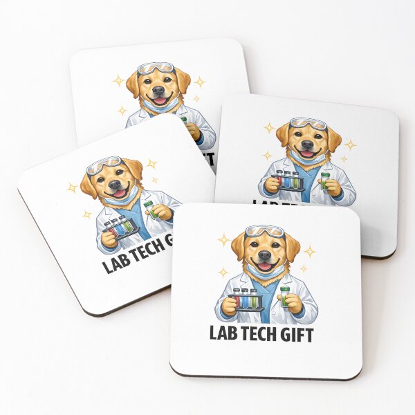 Item preview, Lab Tech Gift Cute Scientist Dog Medical Laboratory Technician Funny Science Design designed and sold by ClinicalHubs.