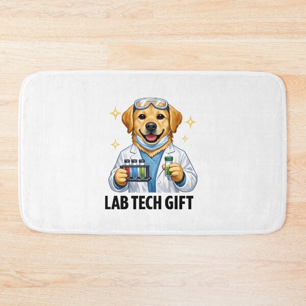 Item preview, Lab Tech Gift Cute Scientist Dog Medical Laboratory Technician Funny Science Design designed and sold by ClinicalHubs.