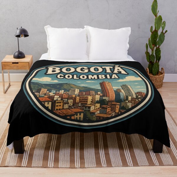 Item preview, Bogotá Colombia Retro Travel designed and sold by TomFrontierArt.