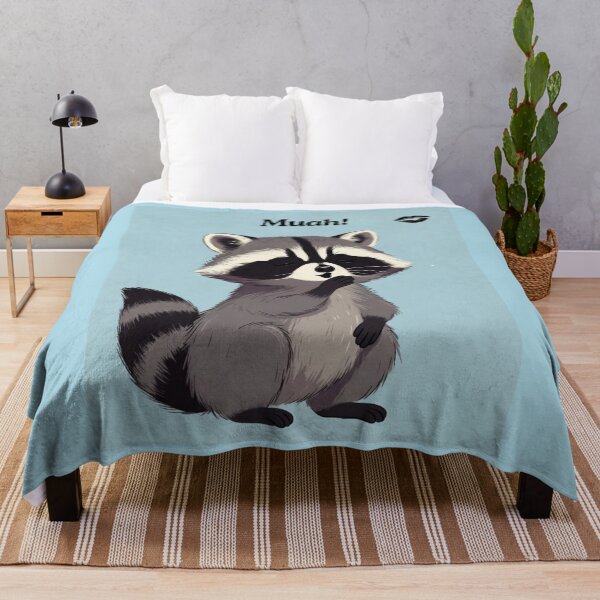 Item preview, Sweet Raccoon Love Kiss Illustrati designed and sold by HALYNA070824.