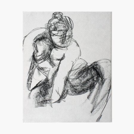 Figure Drawing Art Board Print
