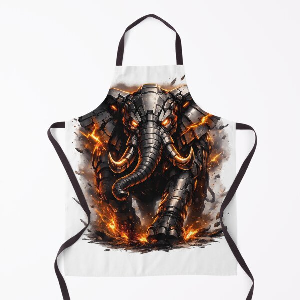 Item preview, Cyber Elephant – Iron Titan | Futuristic Juggernaut Beast designed and sold by Z-arts.