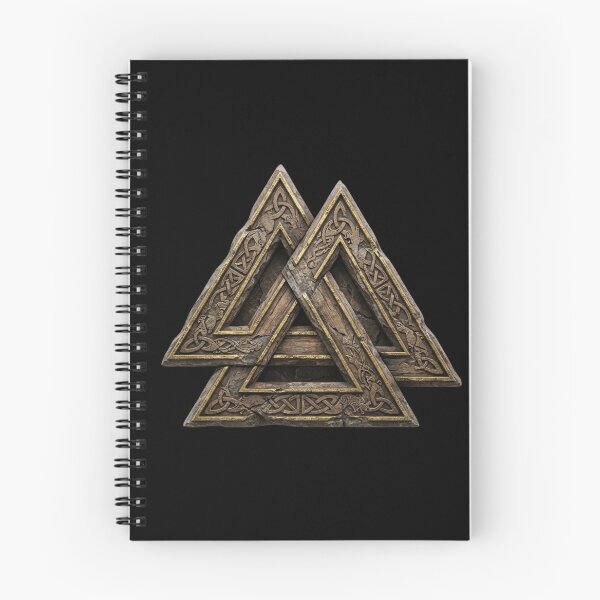 Item preview, Valknut Norse Symbol - Ancient Carved Stone/Metal Viking Knot designed and sold by CulturalCurios.