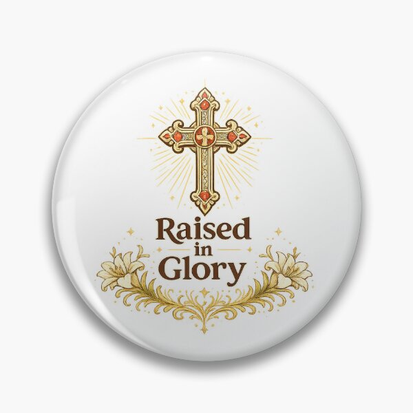 Item preview, Raised in Glory Christian Orthodox Easter Design designed and sold by StyleLap.