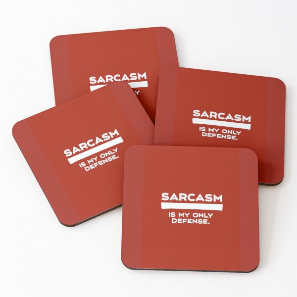 Item preview, Sarcasm Is My Only Defense designed and sold by bookstackdream.