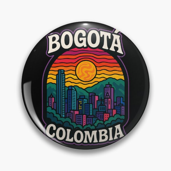 Item preview, Bogotá Colombia Trippy Art designed and sold by TomFrontierArt.