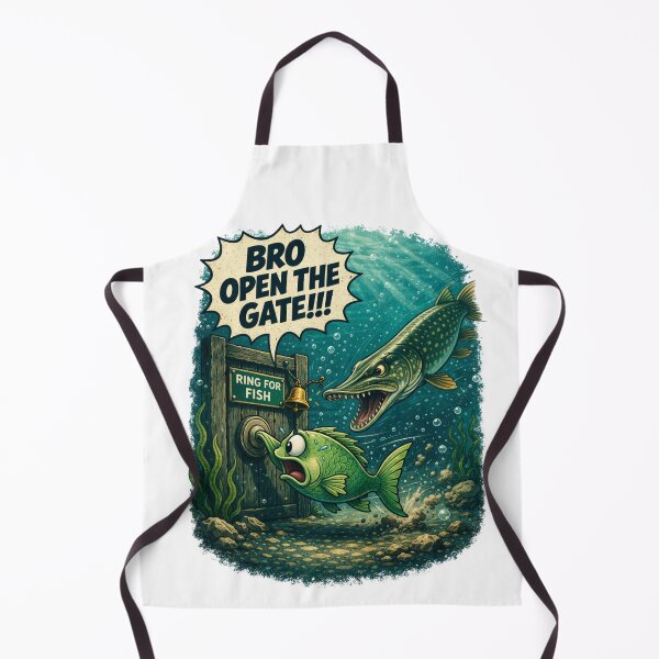 Item preview, Bro open the gate, Fish Doorbell funny T-shirt designed and sold by Dianefromamsterdam.