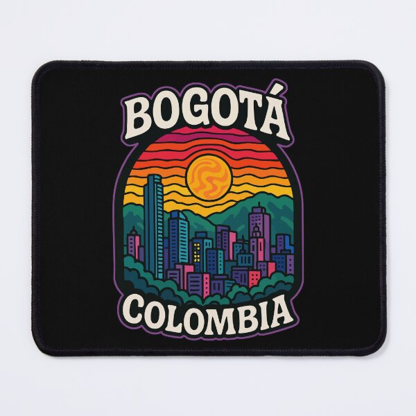 Item preview, Bogotá Colombia Trippy Art designed and sold by TomFrontierArt.
