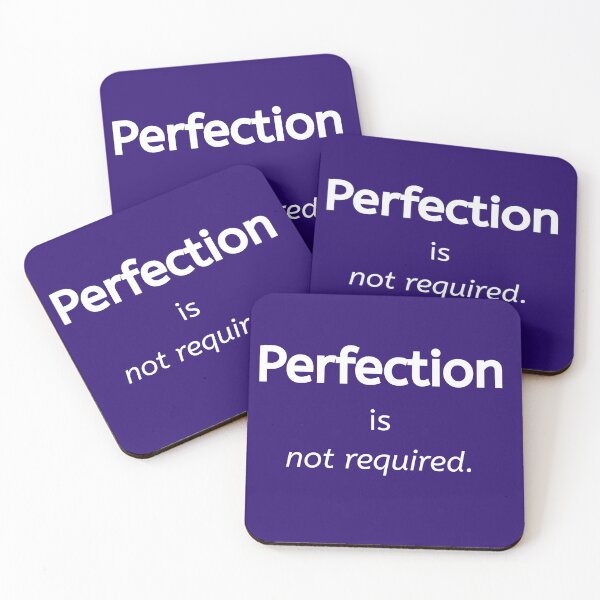 Item preview, La perfección no es necesaria designed and sold by AlignedThreads.