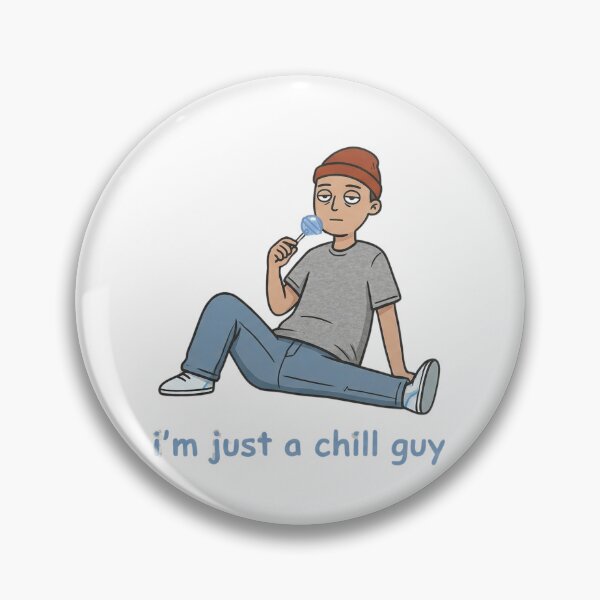 Item preview, I'm Just A Chill Guy - Viral Meme Human Character With Beanie designed and sold by Arts Paradise.