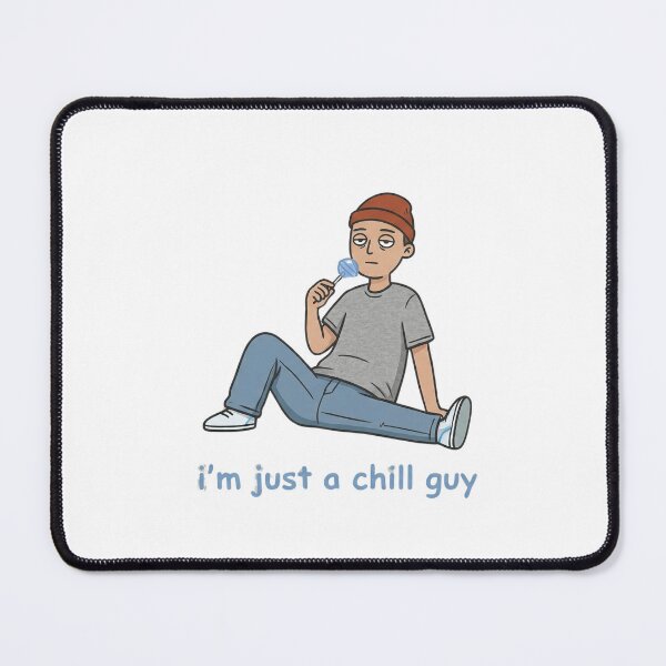 Item preview, I'm Just A Chill Guy - Viral Meme Human Character With Beanie designed and sold by Arts Paradise.