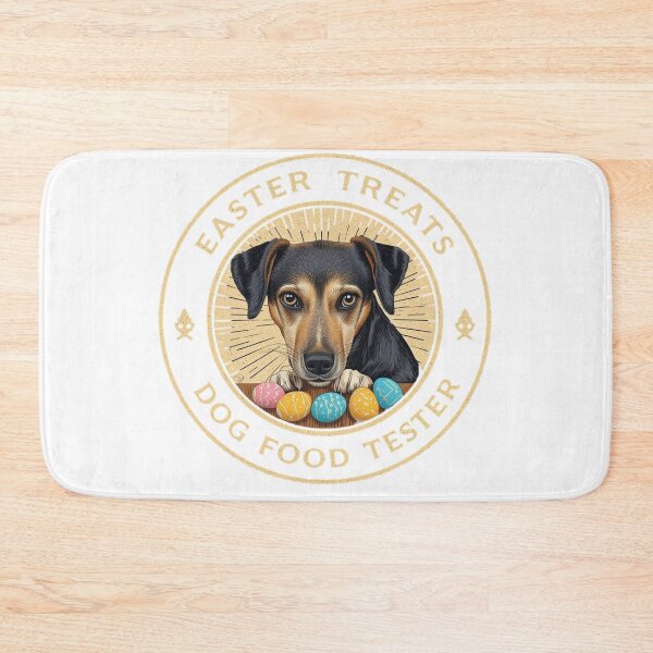 Item preview, Professional Easter Dog Food Tester badge designed and sold by YourTrendyTees.