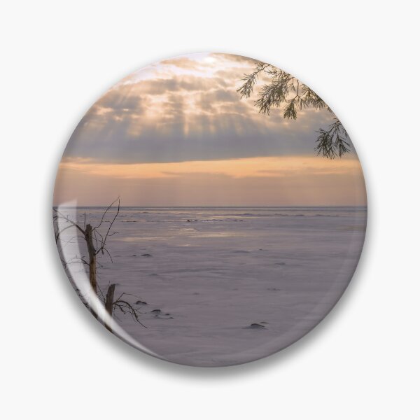 Item preview, Winter Sunset Over Frozen Kettle Point, Ontario designed and sold by jrtwynam.