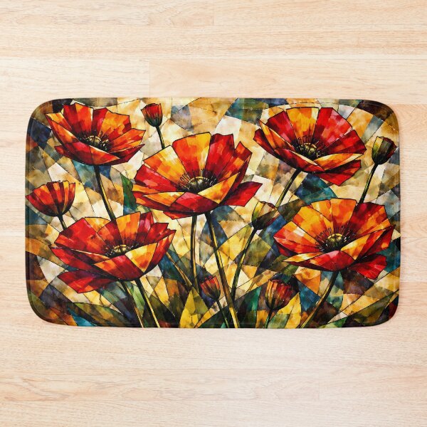 Item preview, Vibrant Abstract Flowers designed and sold by cuprum.