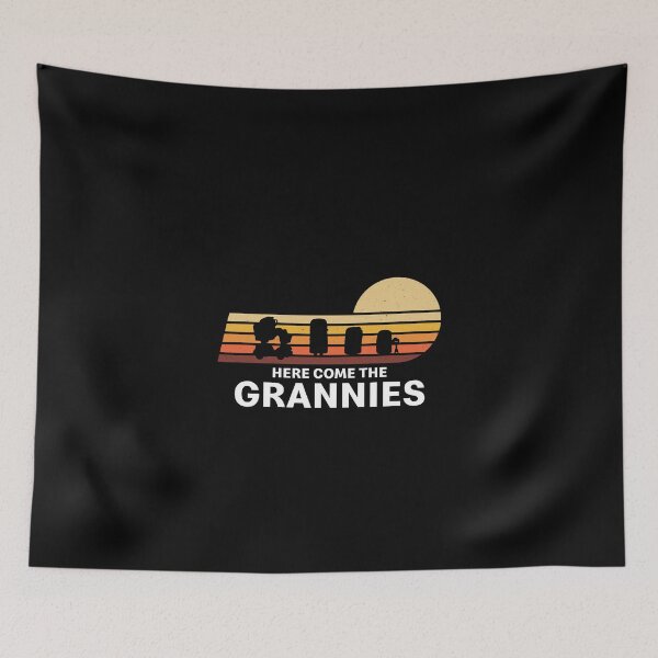Item preview, retro bluey - here come the grannies designed and sold by oran9e.