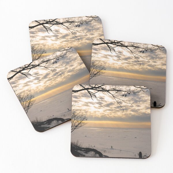 Item preview, Sunset Over Frozen Lake at Kettle Point, Ontario designed and sold by jrtwynam.